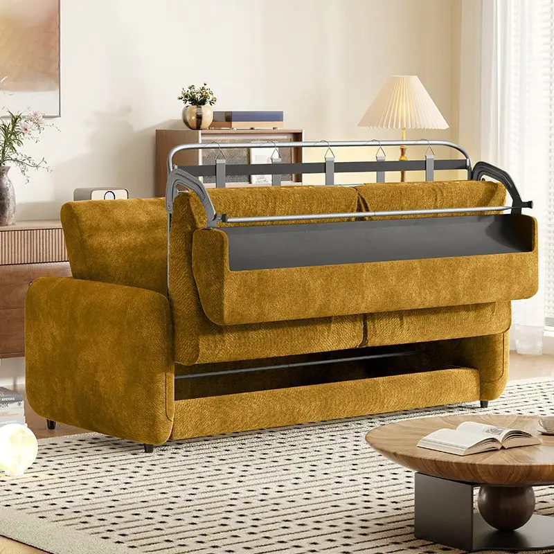 mattress foldable integrated dual-purpose small apartment multi-functional living room single and double sofa bed