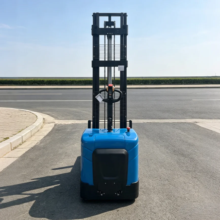 Customize CE Electric Hydraulic Pallet Stacker 2T 2m Lifting Height Electric Stacker Lift Electric Pallet Stacker
