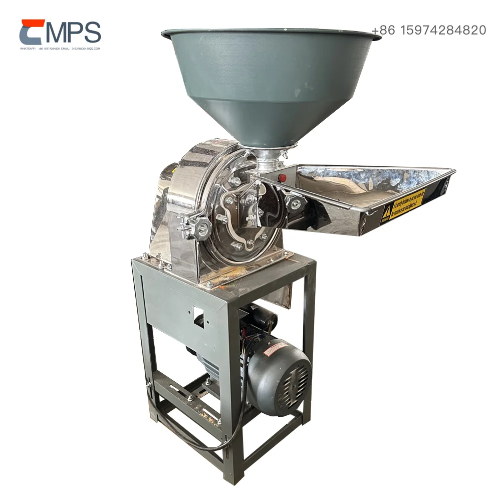 

9FC-21 Semi-Stainless Steel Grain Grinder Fine Powder Flour Mill Machine for Corn Chili Pepper Rice More