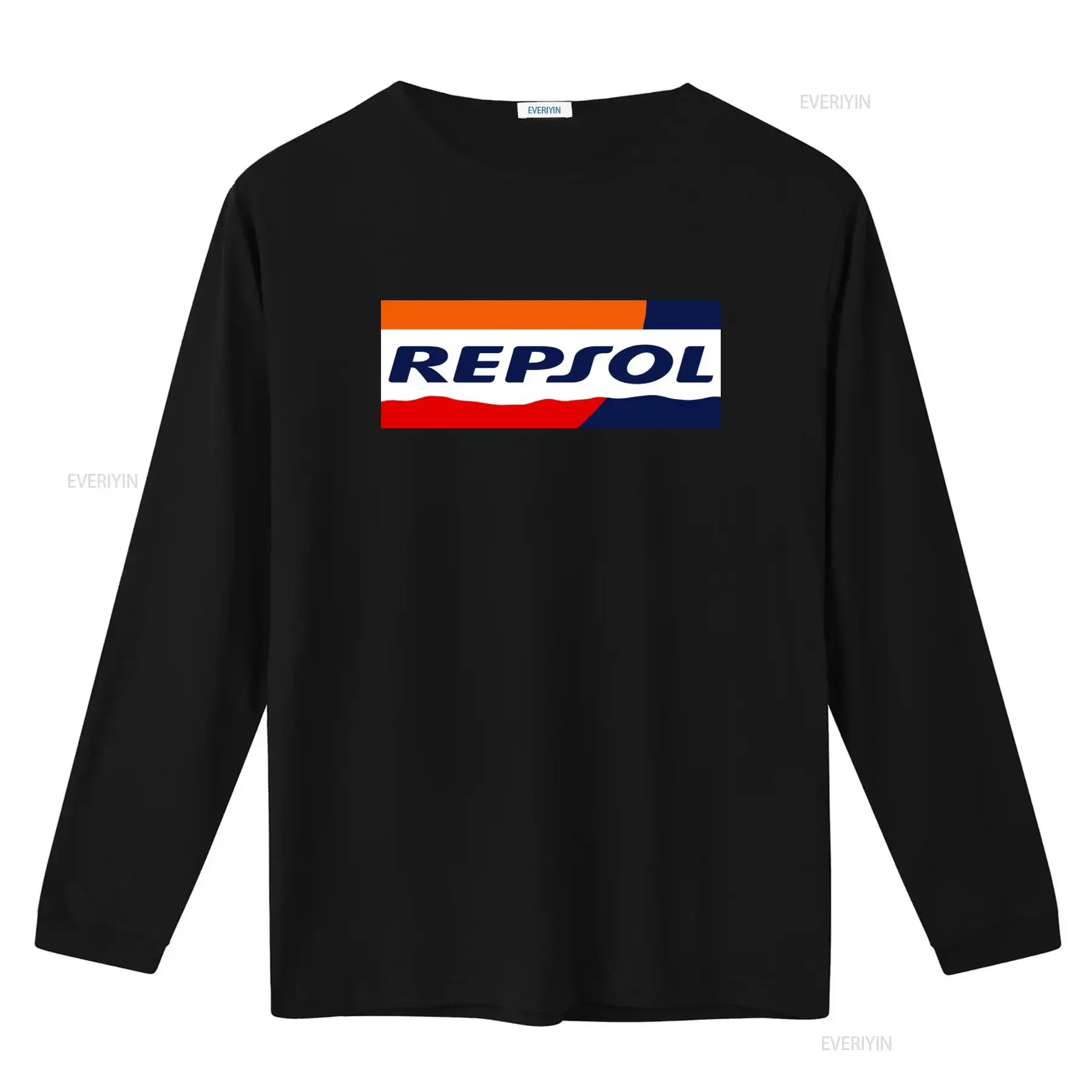 Repsol Retro Inspired T Shirt for Men Stylish and Comfortable  vintage Washed Versatile Slightly graphic Breathable Unisex