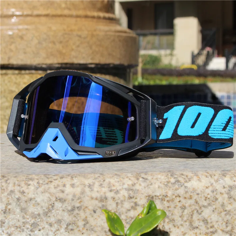 

Single motorcycle riding goggles outdoor sports goggles mountain cross-country helmet transparent safety windproof glasses