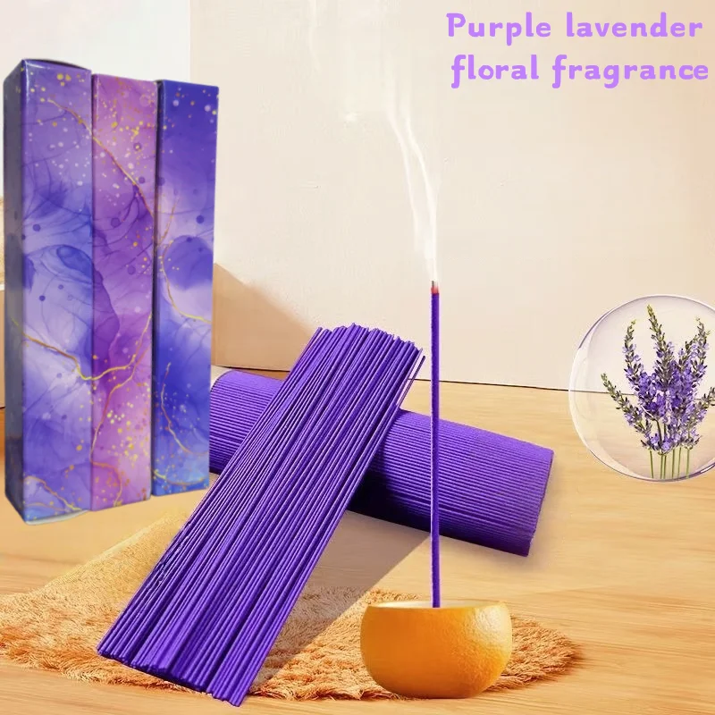 40/80/120 Lavender Oil Incense - Home Fragrance Gift Box 评论和价格