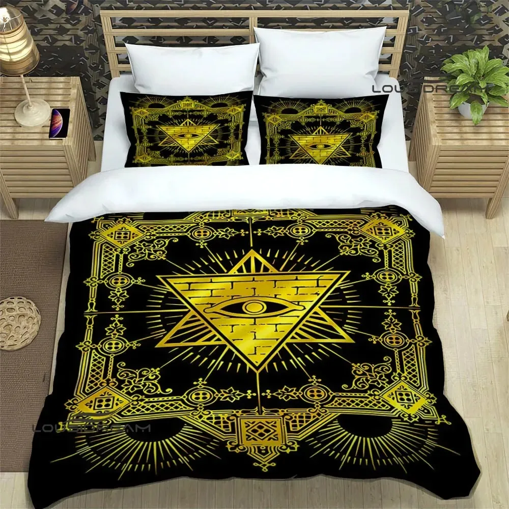 YU-GI-OH! Card Printed Bedding Sets exquisite bed supplies set duvet cover bed comforter set bedding set luxury birthday gift