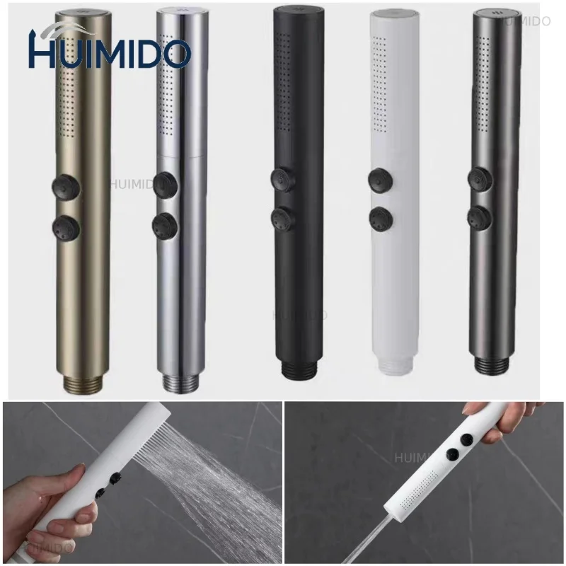 Brass Handheld Shower Head Bathroom Accessories Two Function High Pressure Water Saving Bath Hand Shower Multiple Colors