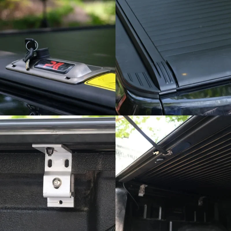 Factory Hot SaleHigh Quality Hard Folding Aluminum Tonneau Cover Fit Navara Pickup Ute Bed Shutter Lid