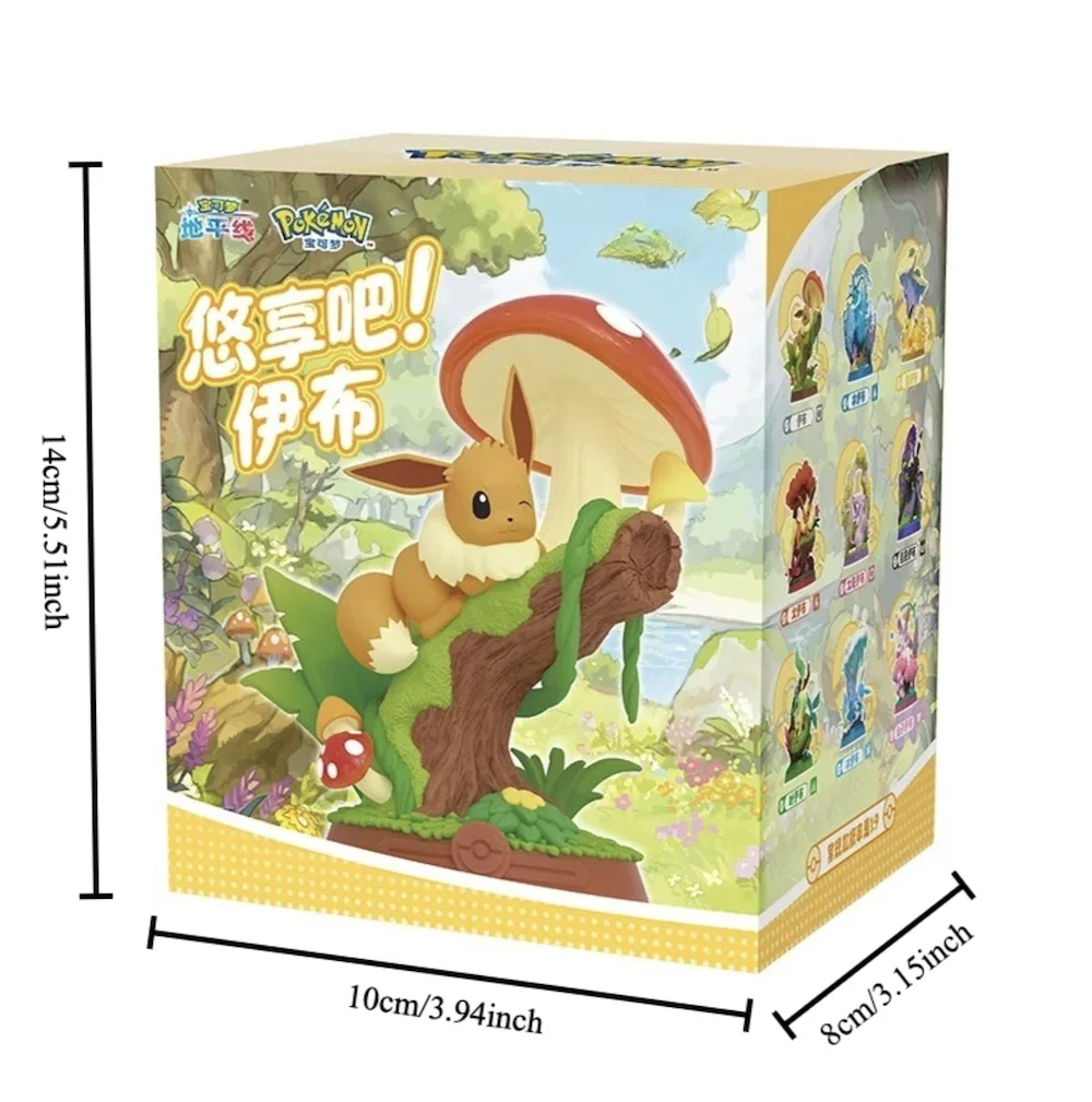 Anime Pokemon Funism Original Genuine Eevee Family Suit BlindBox Flareon Umbreon Sylveon Action Figure Collection Model Toy Gift image 3