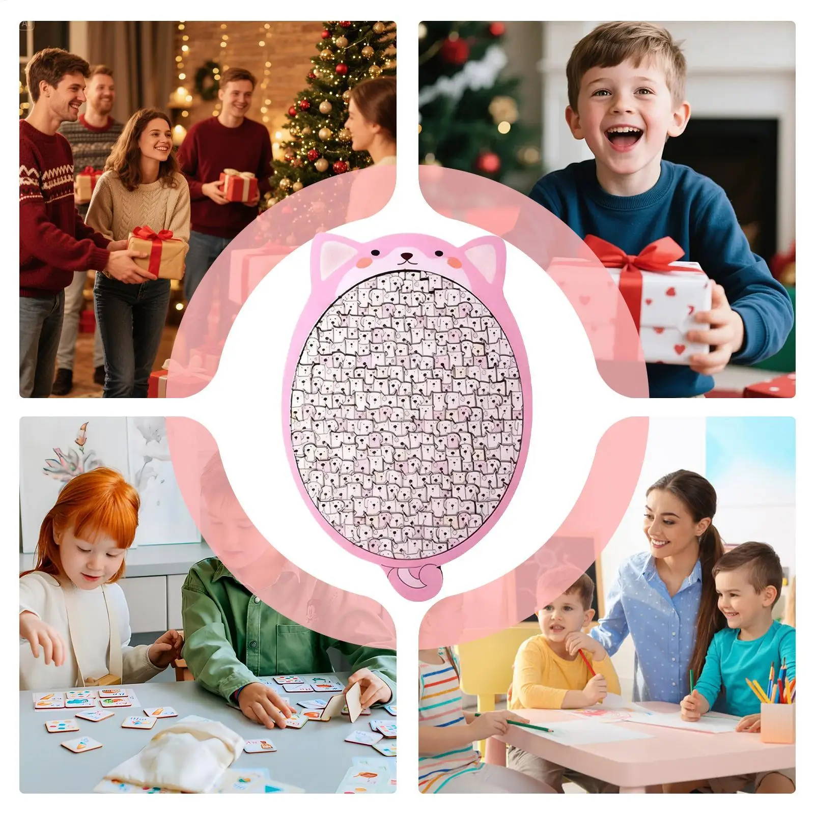 

Dog Puzzles For Adults Cute Dog Educational Toys Adults Animal Jigsaw Puzzles For Kids Animal Lovers Friends Family Girls