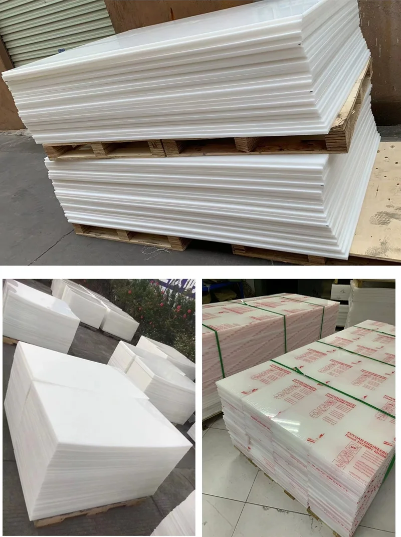 White Food Grade Polypropylene Board Thickness 1-10mm 100x100mm 100x200mm 200x200mm 210x297mm PP Plastic Sheets Plate Home DIY #6