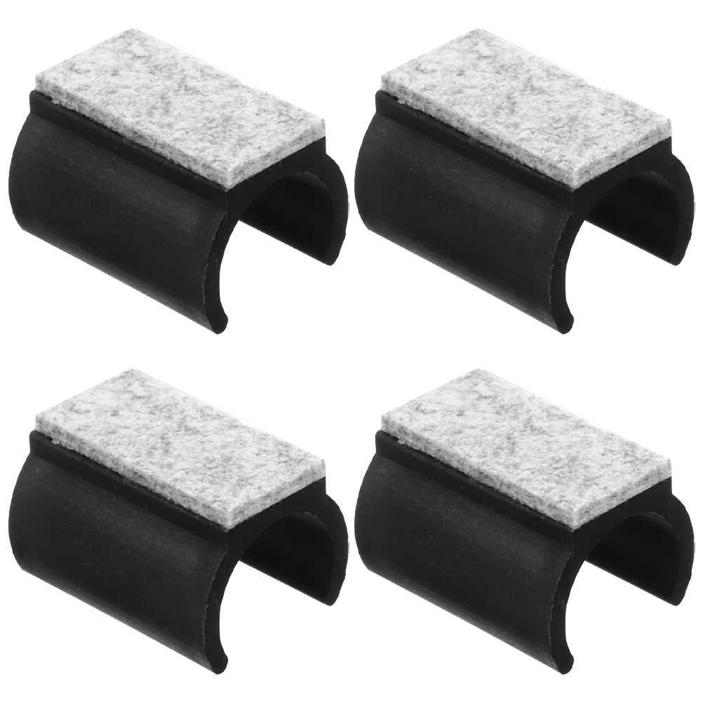 

4 Pcs Chair Protector Furniture Legs Felt Pads for Hardwood Floors Shape Wool Protectors Bottom Chairs on