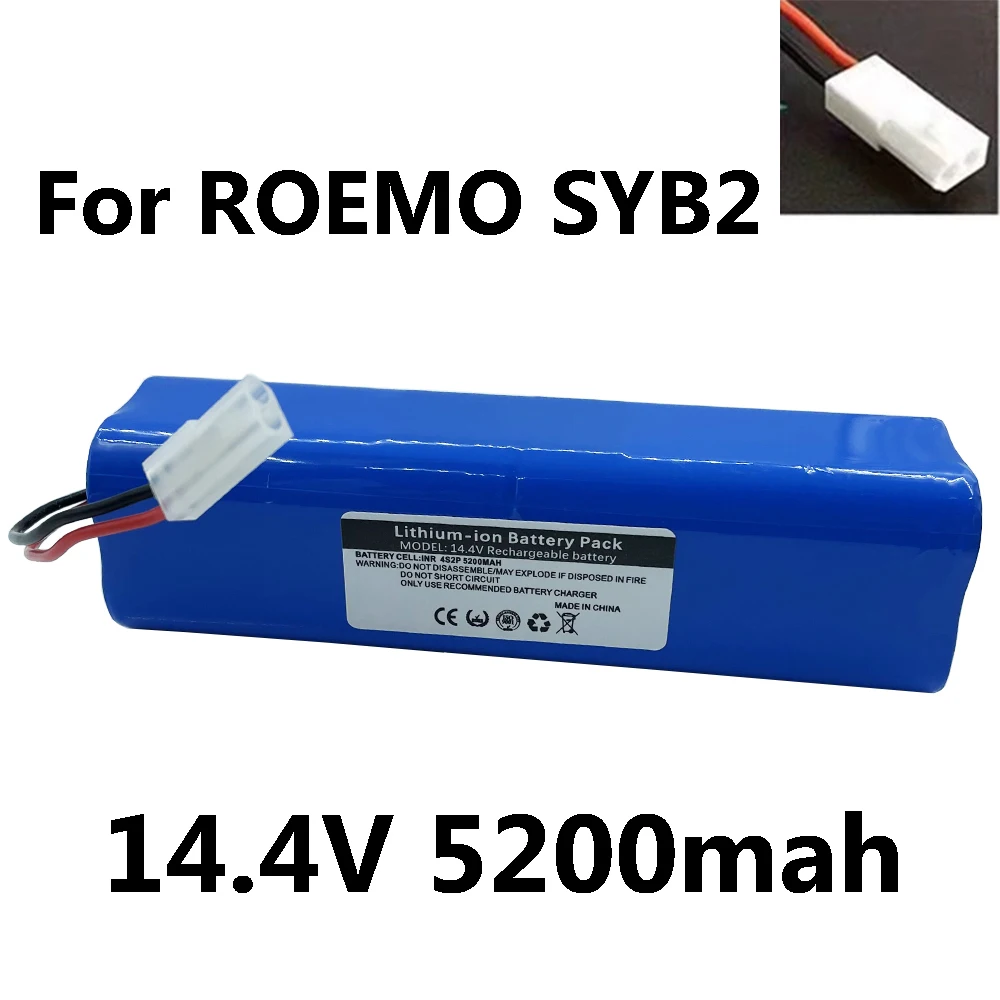 Nowy 5200mAh Battery INR18650 M26-4S2P do ROEMO SYB2 część odkurzacz Robot