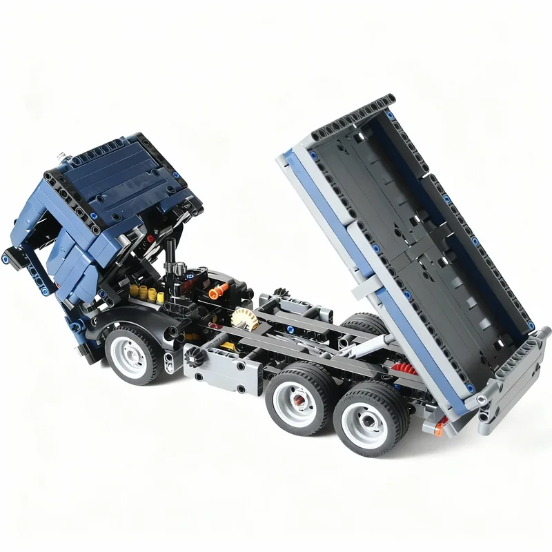 592PCS MOC Performance Automotive Replica Model Engineering Construction Decorative Building Blocks Detailed Exhibit Toy Gift