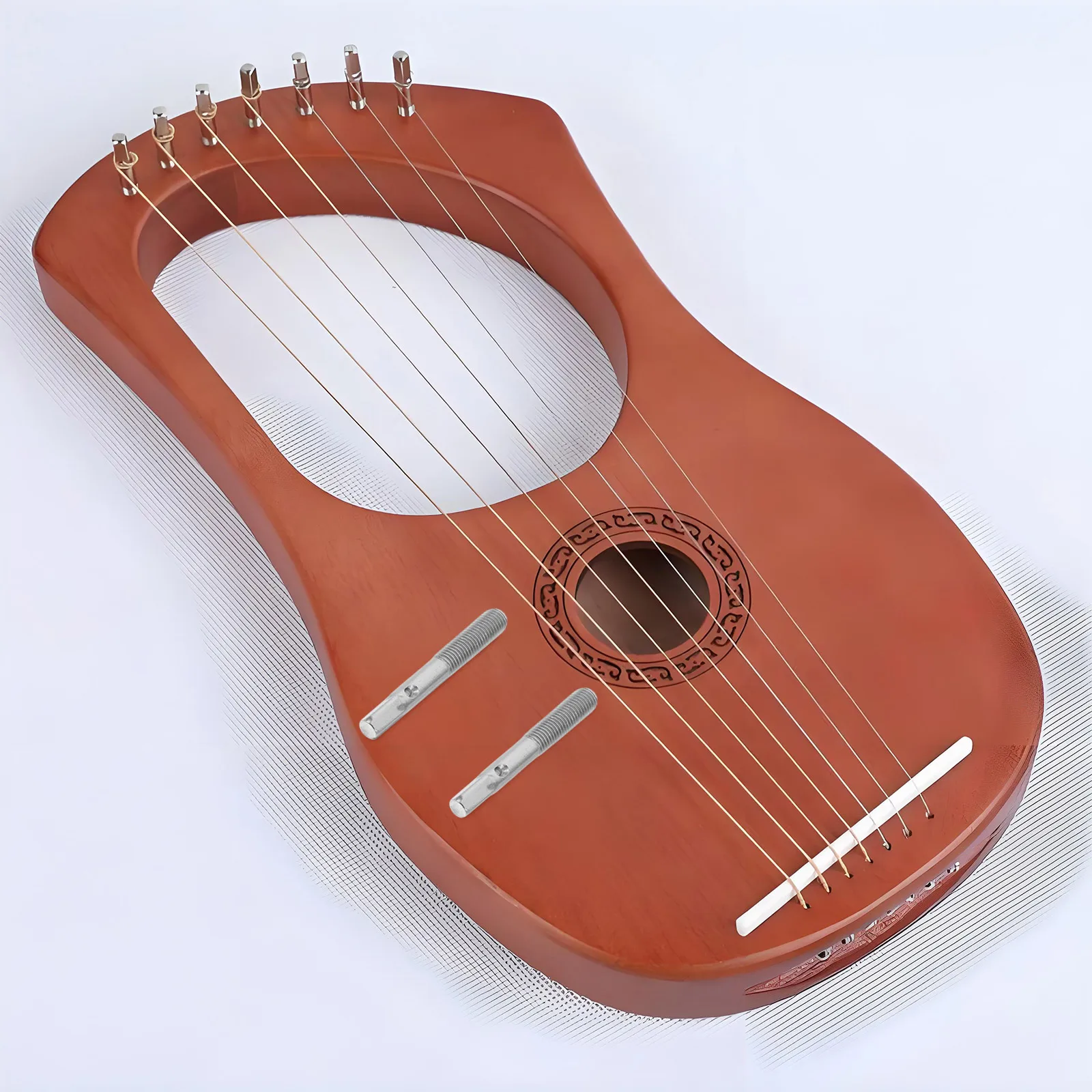 

Lyre Fastening Nails Harp Pin Rivets Silver Metal Acoustic Guitar Replacement Child
