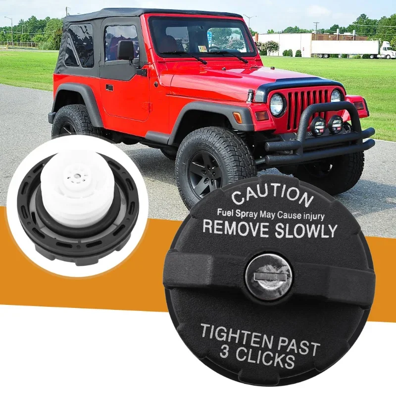 Locking Gas Fuel Cap Fuel Gas Tank Filler Cap For Dodge Chrysler Jeep Wrangler TJ 1997 1998 1999 - 2000 Crown 82400041