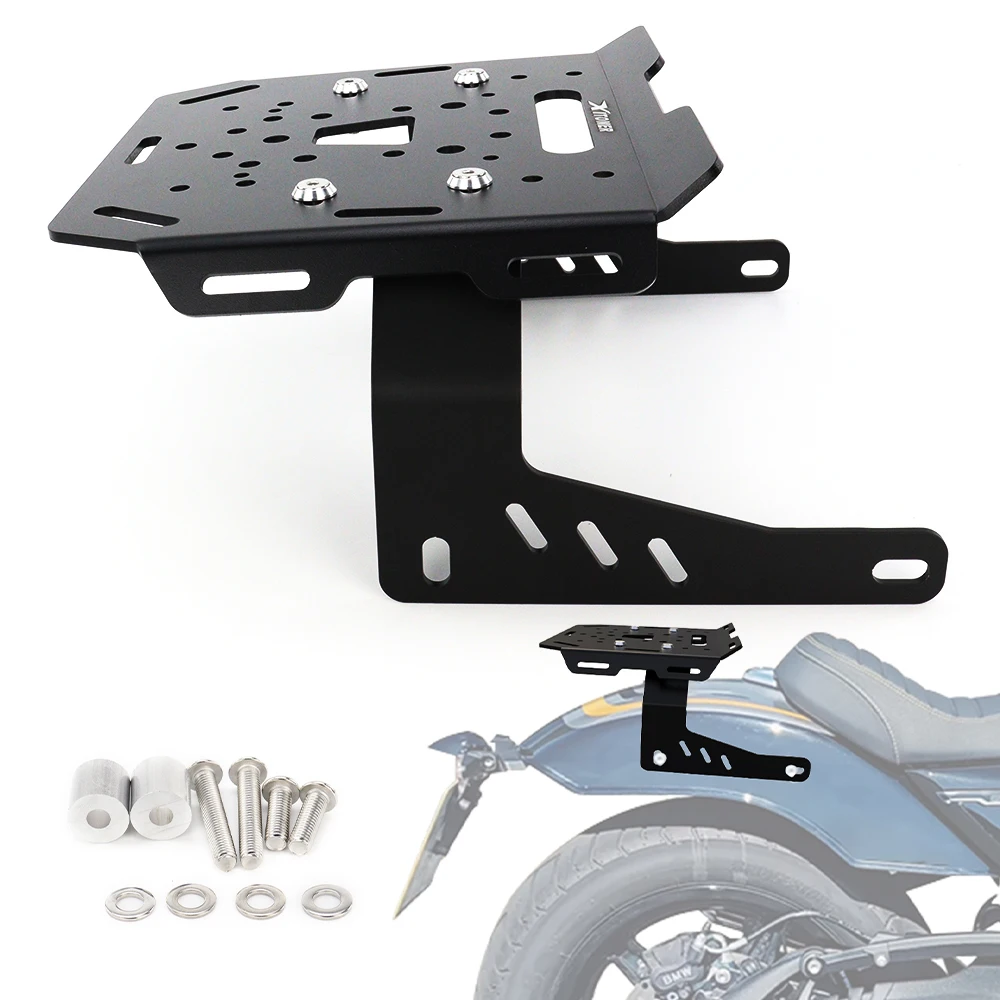 

Motorcycle Accessories Rear Luggage Bracket For BMW R12 2024-2025 Storage Top Case Support Rear Carrier Cargo Tail Bag Holder