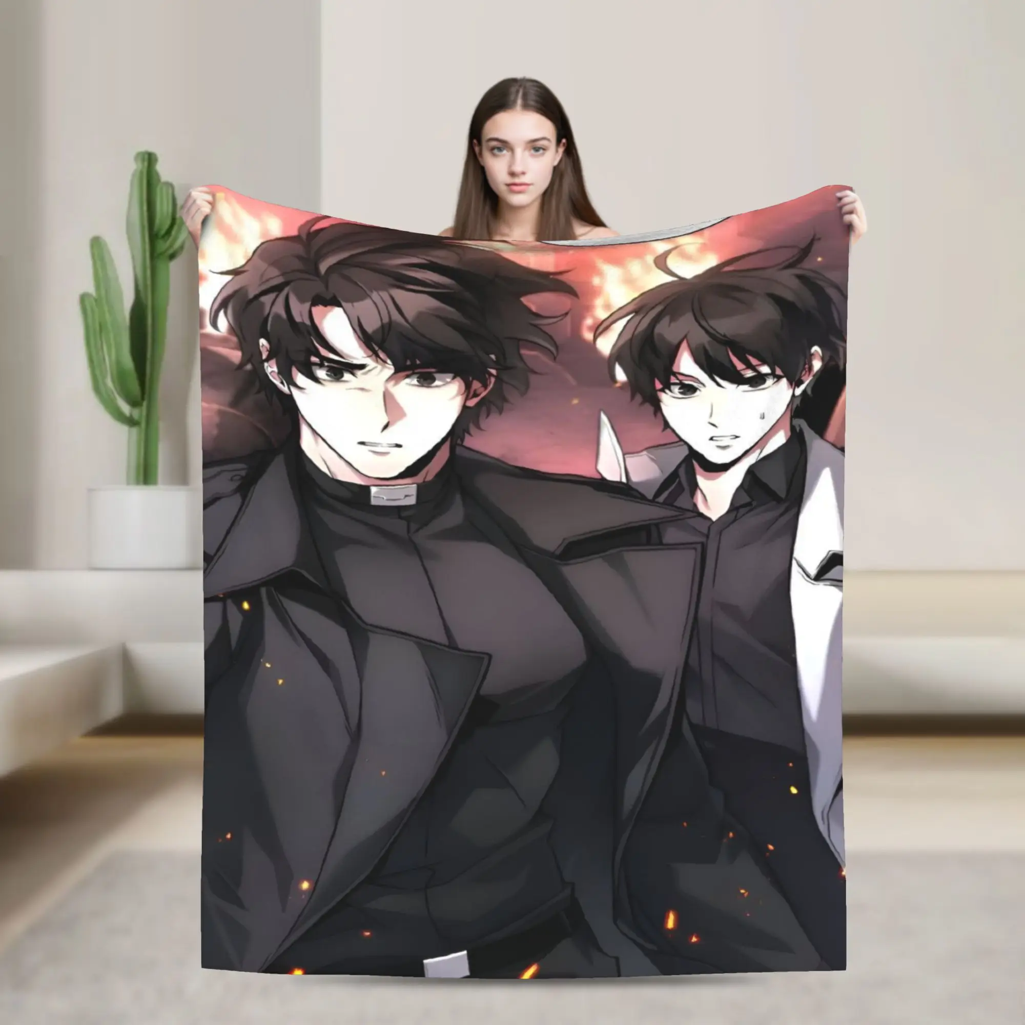 Novel Omniscient Reader Viewpoint  Blanket Velvet  Cozy Soft Throw Blankets for Home Bedspread