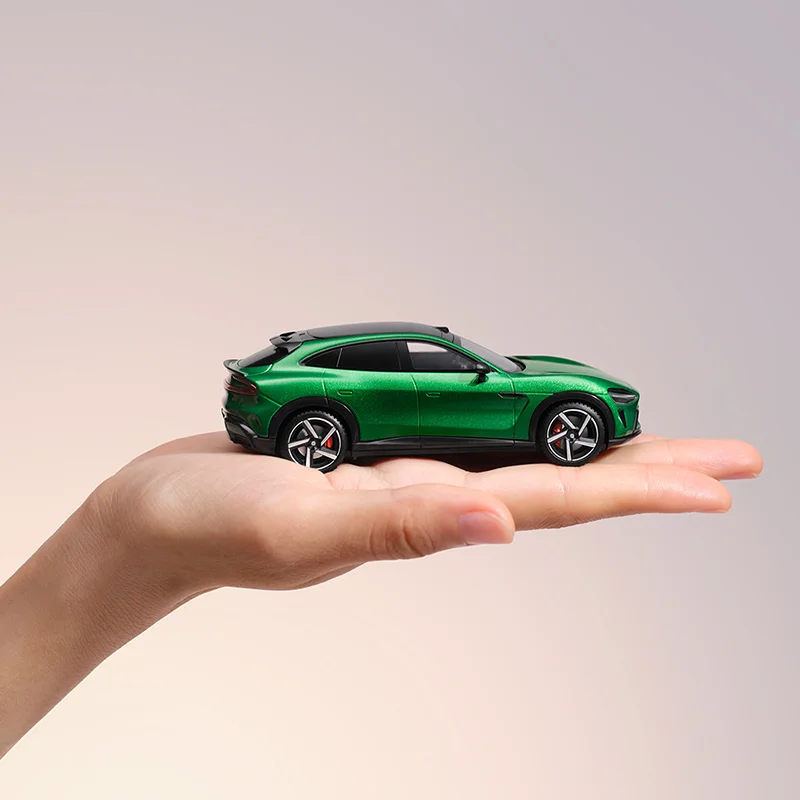 Nowy Oficjalny Model Samochodu Xiaomi Yu7 Odlewany ze Stopu Metali, Skala 1:43, Symulacja Kolekcjonerskiego Mikro Pojazdu, Personalizowane Zabawki Dla Dzieci