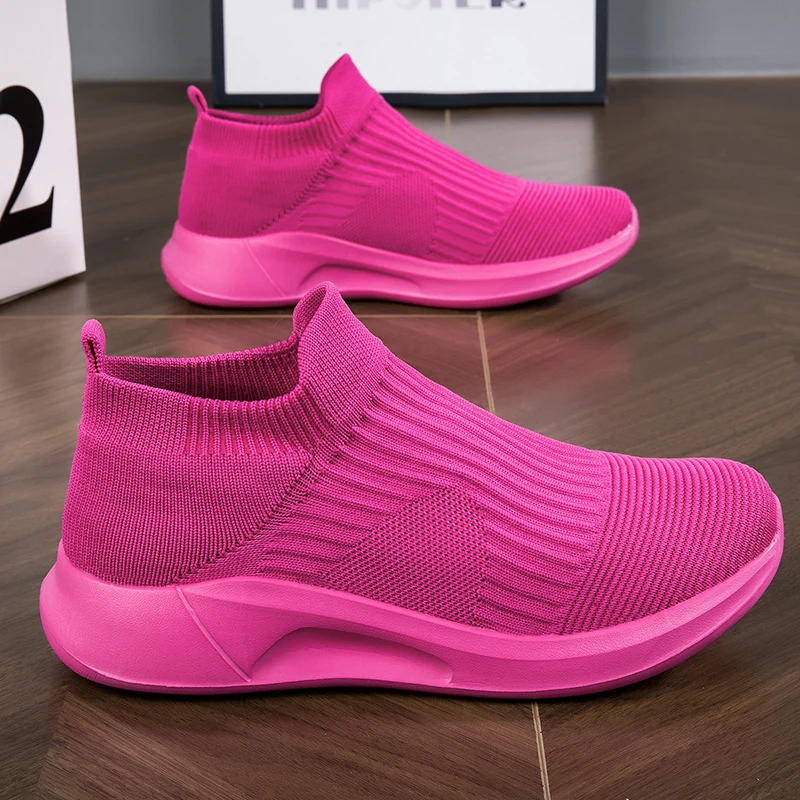 Chodzące buty sportowe unisex Mesh Lekkie buty do biegania dla mężczyzn Oryginalne tenisowe, odporne na zużycie, przytulne damskie buty sportowe