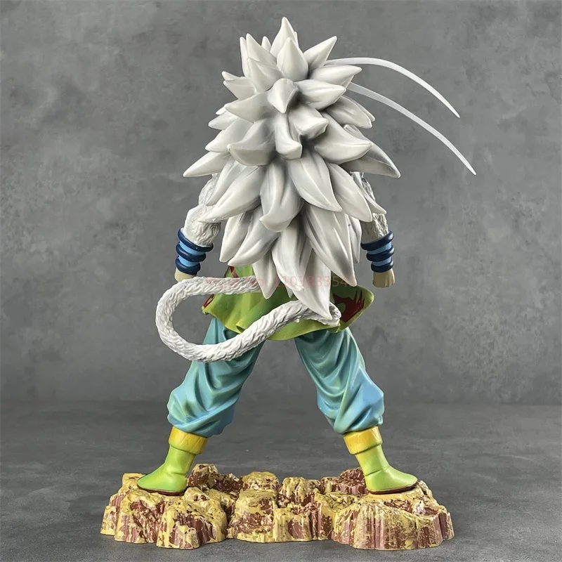 25cm pelo blanco nueva forma Anime Dragon Ball Z figura de acción Super Saiyan Goku Vegeta adornos de modelo de alta calidad juguete coleccionable