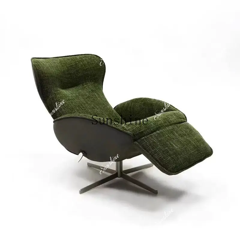 Zero gravity balcony leisure living room rotating light luxury high-end lunch lounge chair  FT