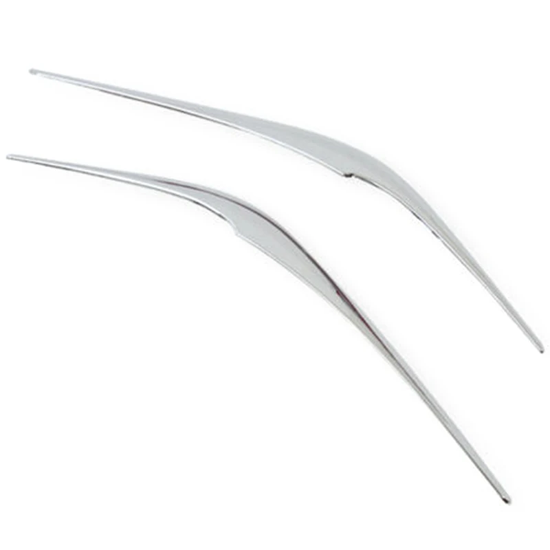 

Для Mazda Cx-5 Cx5 Kf 2017 2018 2019 2020 Couvercle Lampe de Phare Avant Garniture Bandes de PaupièRes Argent