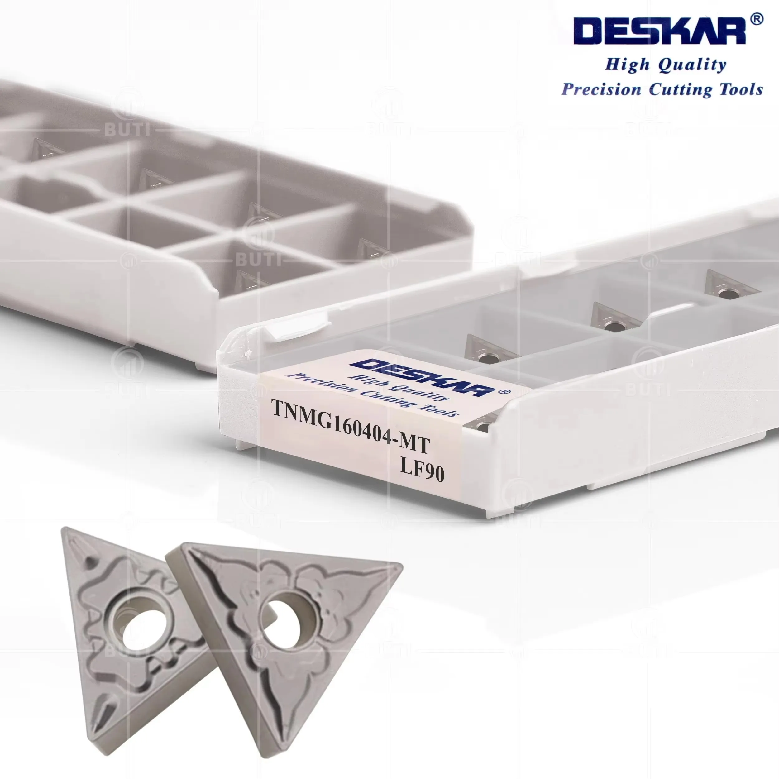 

DESKAR 100% Original Numerical Control TNMG Series Turning Blades TNMG160404-MT R/L-S R/L-VF TS HQ L-C LF90 Cermet Inserts Tools