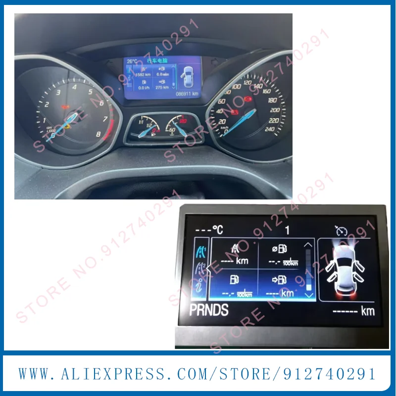 LQ042T5DZ11 LQ042T5DZ13C LQ042T5DZ13B  LQ042T5DZ01 LQ042T5DZ07 Original 4.2 Inch LCD Display Screen For Ford Kuga 2 Repair