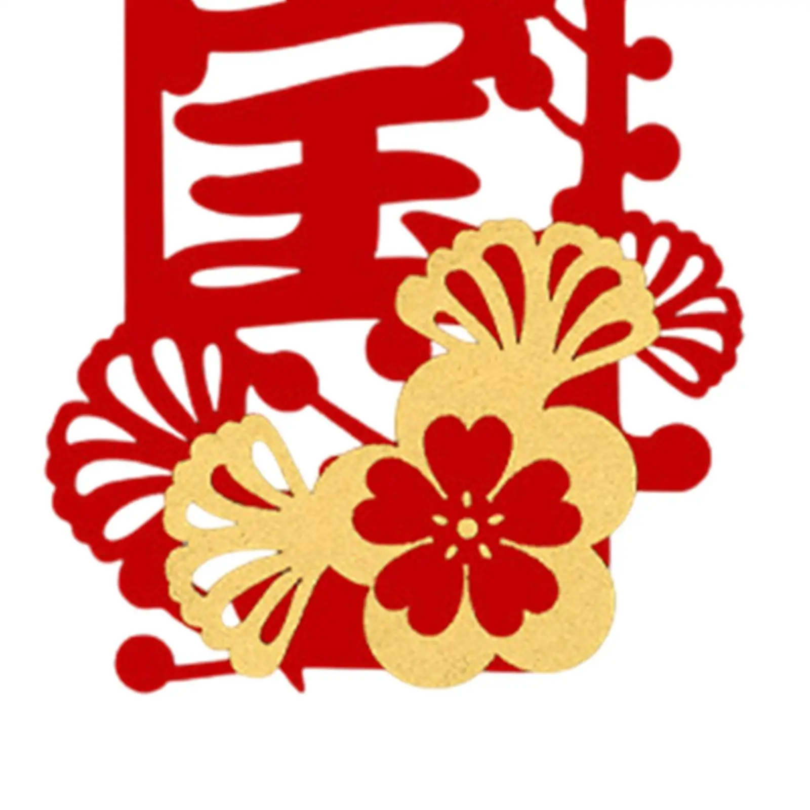 Chinese New Year Couplets Spring Festival Chunlian Artwork Wall Sticker Decals - Image 5