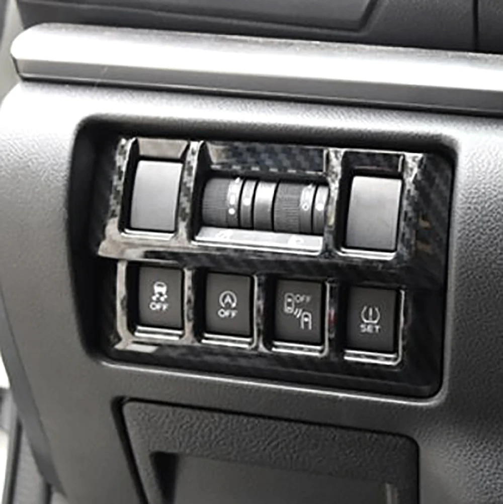 

Accessories For Subaru XV Crosstrek 2017-2023 Centre Console Button Switch Bezel Moulding Interior Sticker