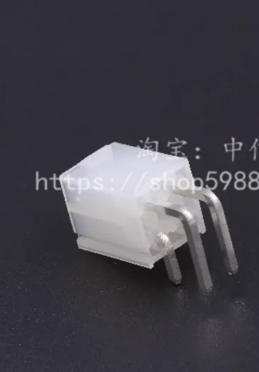 50pcs/lot 5557 Molex 4.2mm 2*2 4Pin white Connector Double Row Bending Needle Socket for Control Board