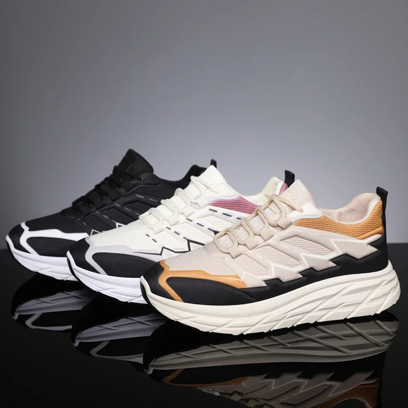 SYTK Outdoor Mountaineering Sports Shoes Breathable, Cushioned, Sports, Casual Running Shoes Popcorn Sole Ultra Light Dad Shoes image 5