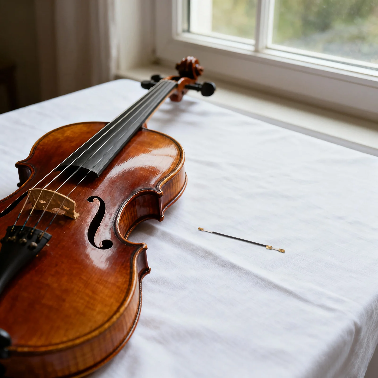 

10Pcs Violin Tail Rope Heavy Duty Nylon Tailgut Replacement for Full Half Size Instruments Stable Performance Concert Practice