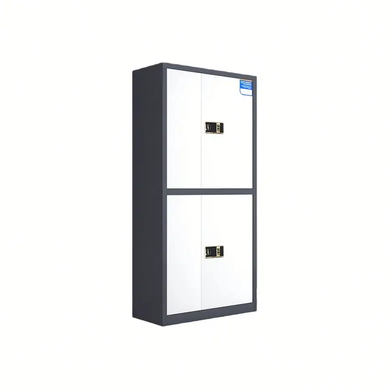 sq-Modern Metal Adjustable Password & Fingerprint Lock Filing Cabinet for Home Office Financial Archive Storage