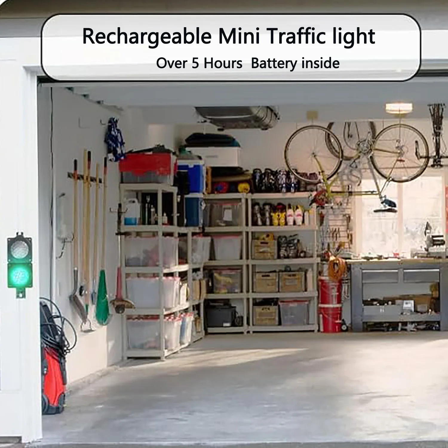 Перезаряжаемый светофор, настенный светильник, стоп-сигнал с дистанционным управлением, промышленный светодиодный настенный бра, забавные сигнальные огни для домашнего офиса