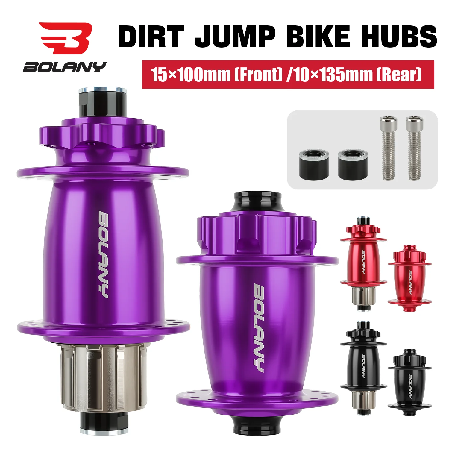 bolany-dirt-jump-hub-32-holes-6-claw-hub-10x135mm-single-speed-hg-front-15x100-dj-bicycle-mountain-bike-aluminum-alloy