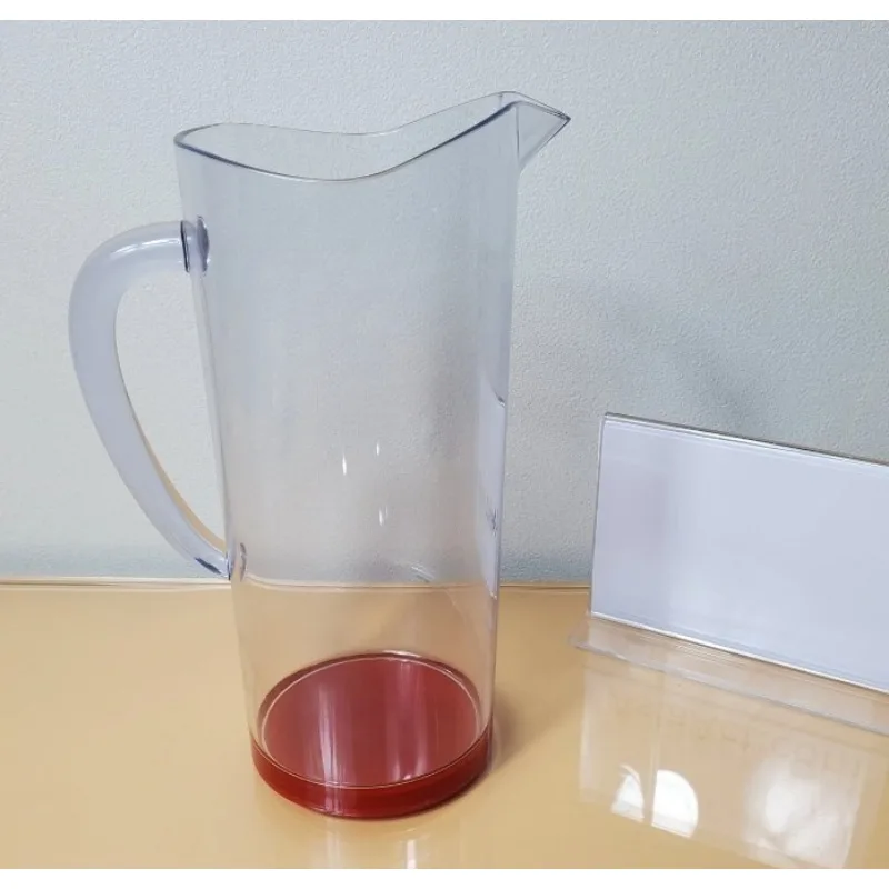 Plastic And Glass Water Pitcher Serving Jug Beverage Dispenser For Home Bar Party Drink Serving Pitcher And Tumbler Cup Set