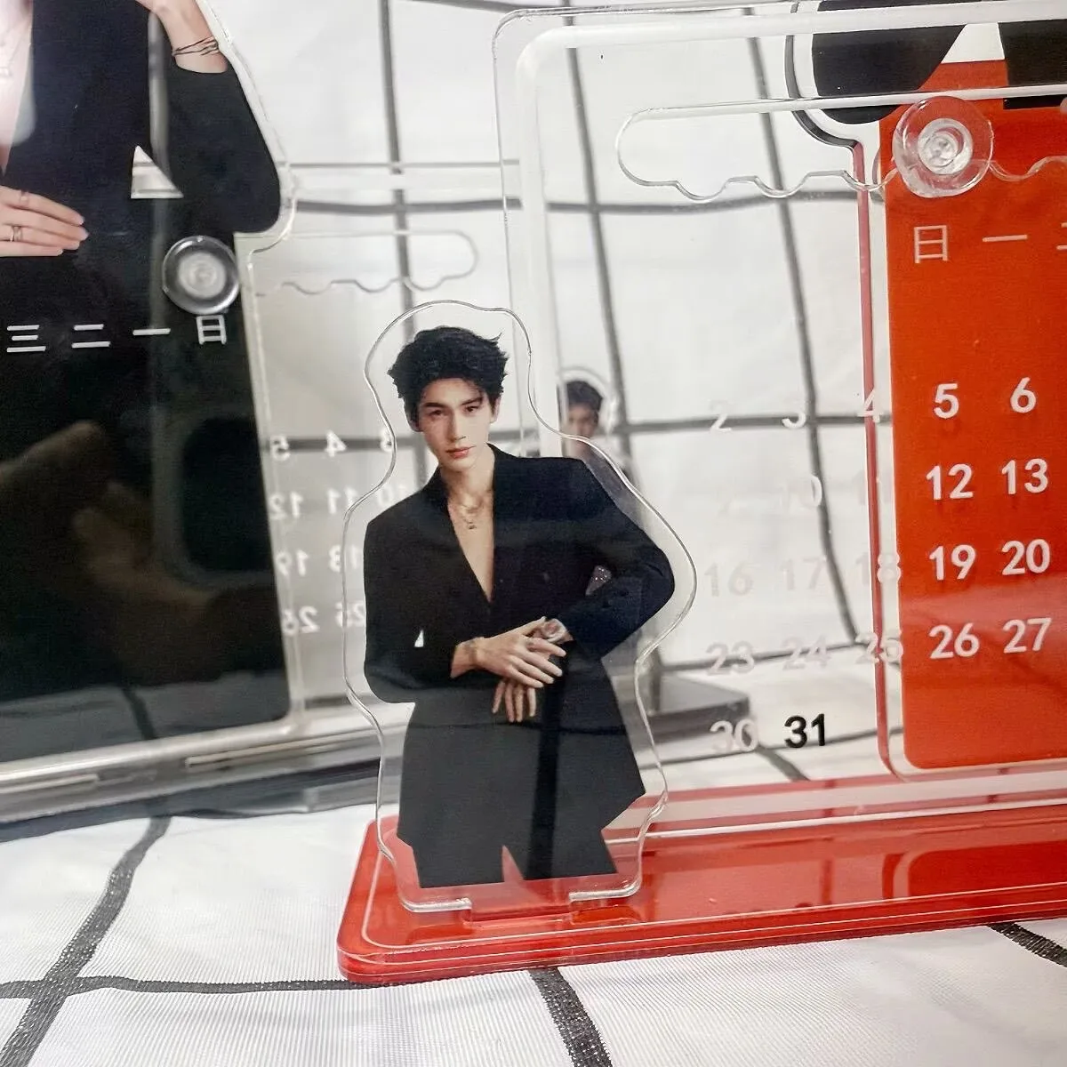 Zhang Linghe's 3D calendar ornament, peripheral support, Zhang Linghe's desktop display, room decoration, high-end birthday gift - view 3