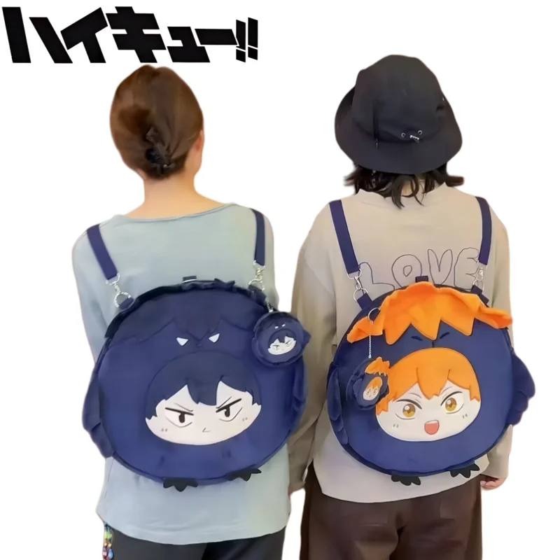 

Новый Хайкю!! Плюшевый рюкзак с большим лицом, мультяшный Тобио Кагеяма Itabag, большой емкости для хранения значков, периферийные устройства в стиле аниме, поездки на работу