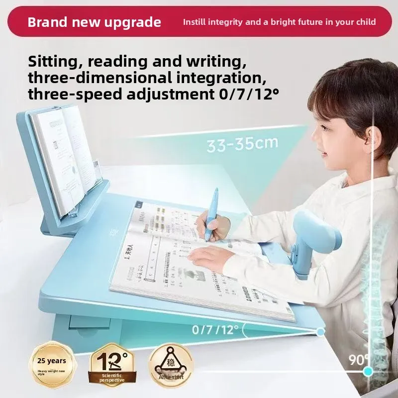 Student Desk Posture Correction Stand Kids Anti-Myopia Anti-Hunchback Eye Care Rack Stop Cervical Slouch During Reading Writing
