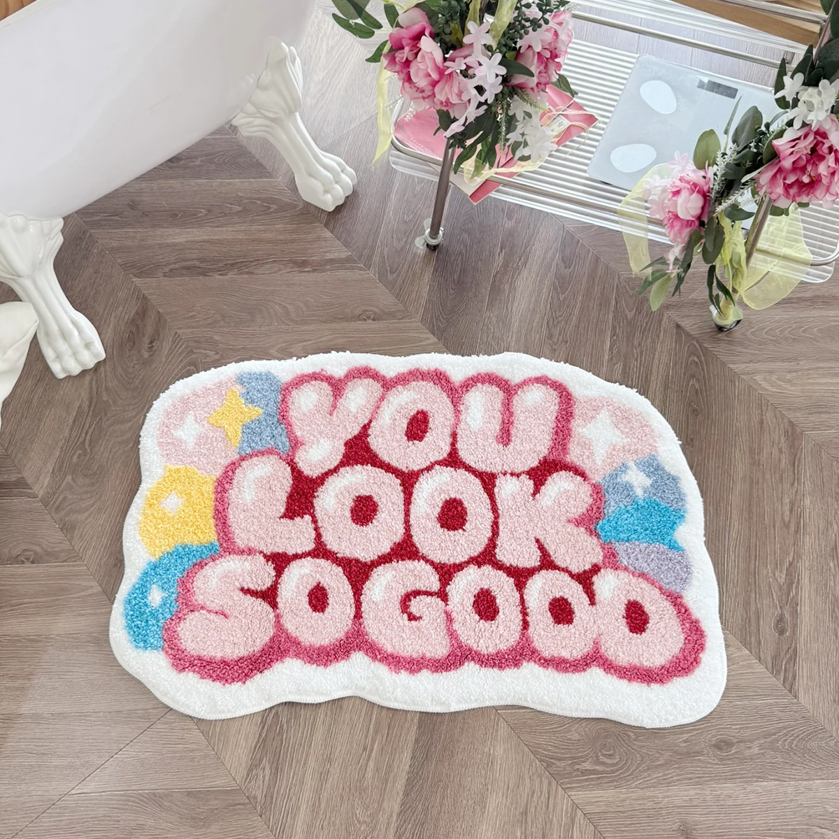 Tappeto Tufted con Lettere a B - Home Goods Bathroom Vanity recensione e prezzo