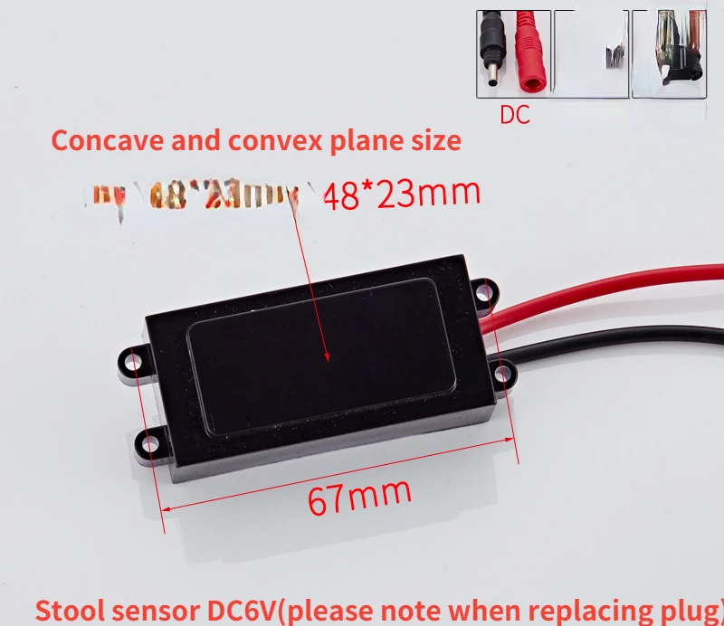 Infrared induction probe urinal accessories 6v automatic flushing device stool infrared sensor