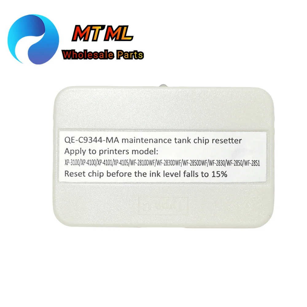 

1pcs C9344 Maintenance Tank Chip Resetter for Epson XP-2101 XP-4101 WF-2831 WF-2851 Printer Waste Ink Collector