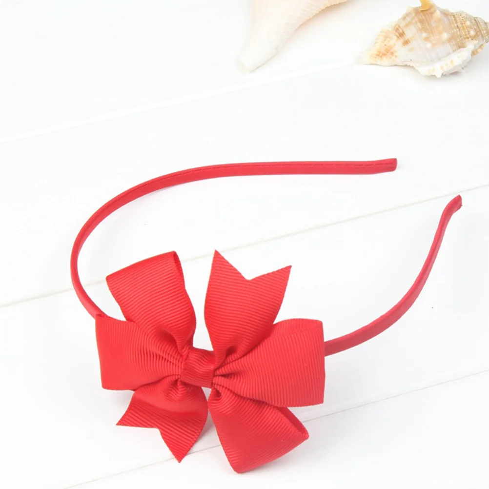 

8Pcs Girls Bow Knot Hairbands Grosgrain Ribbon Headbands Colorful Comfortable Hair Hoops for Party Costumes Gifts