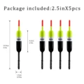 5pcs 2.5inx5.5in
