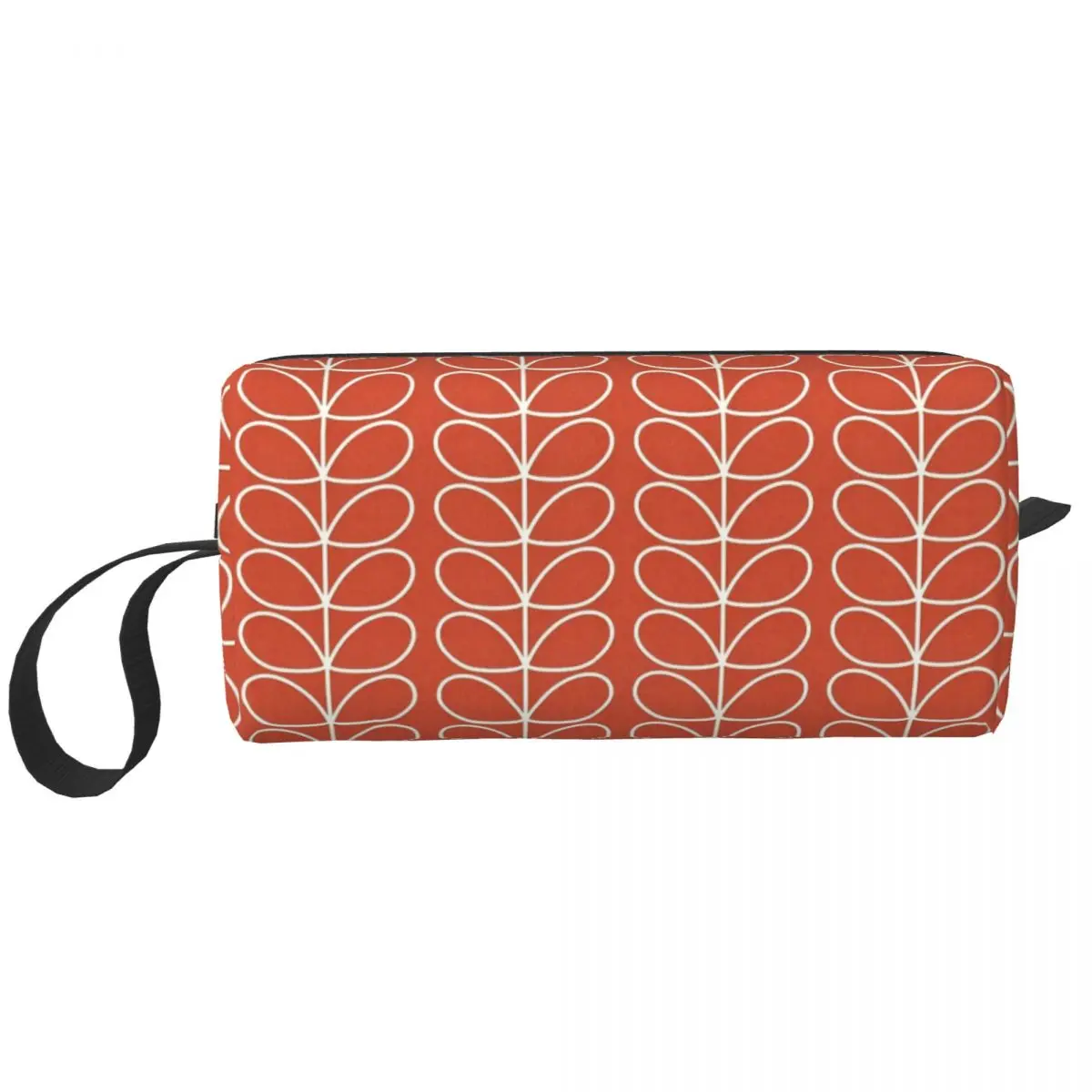 

Orla Kiely Abstract Cosmetic Bag Women Makeup Bags Flower Floral Art Travel Daily Toiletry Bag Organizer Pouch