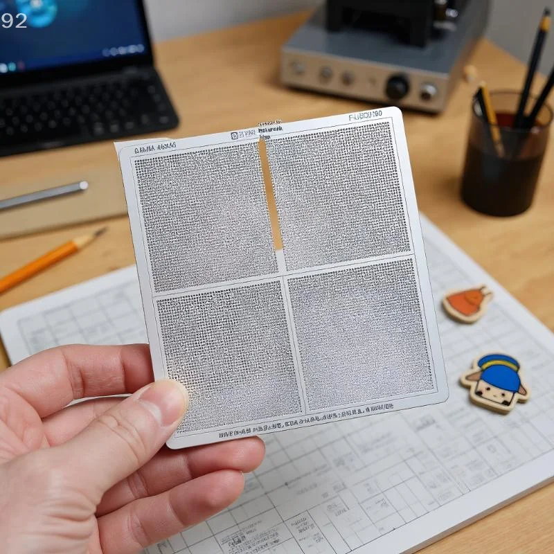 

0.3/0.35/0.375/0.4/0.5/0.58/0.6/0.8/1.0mm BGA Reballing Stencil for Solder Masking with Green Oil
