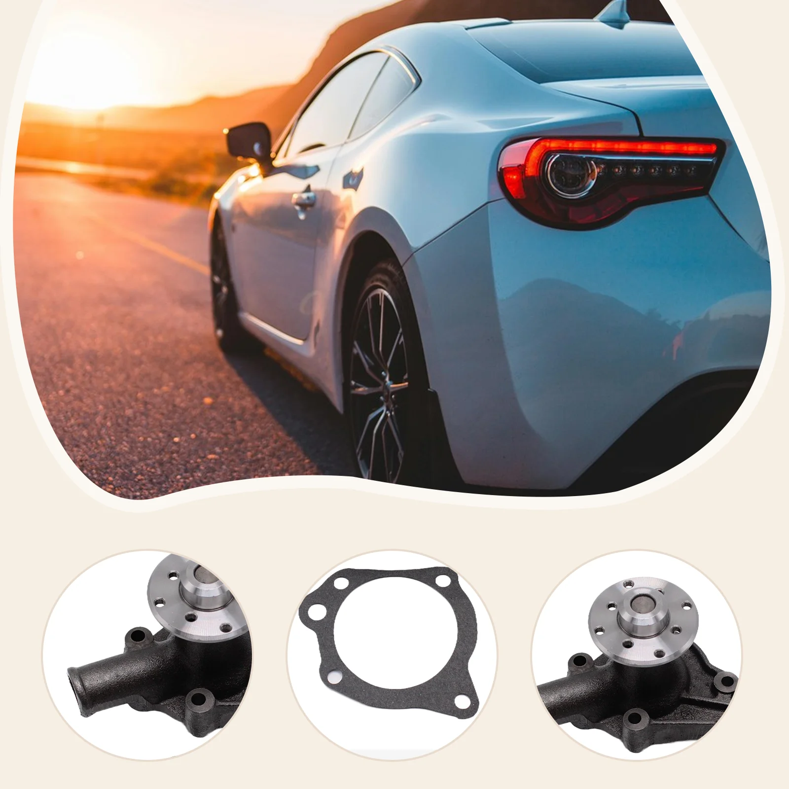 Pompa acqua per auto Pompa di raffreddamento motore fai-da-te per veicolo Mgb 1800 1971-1980