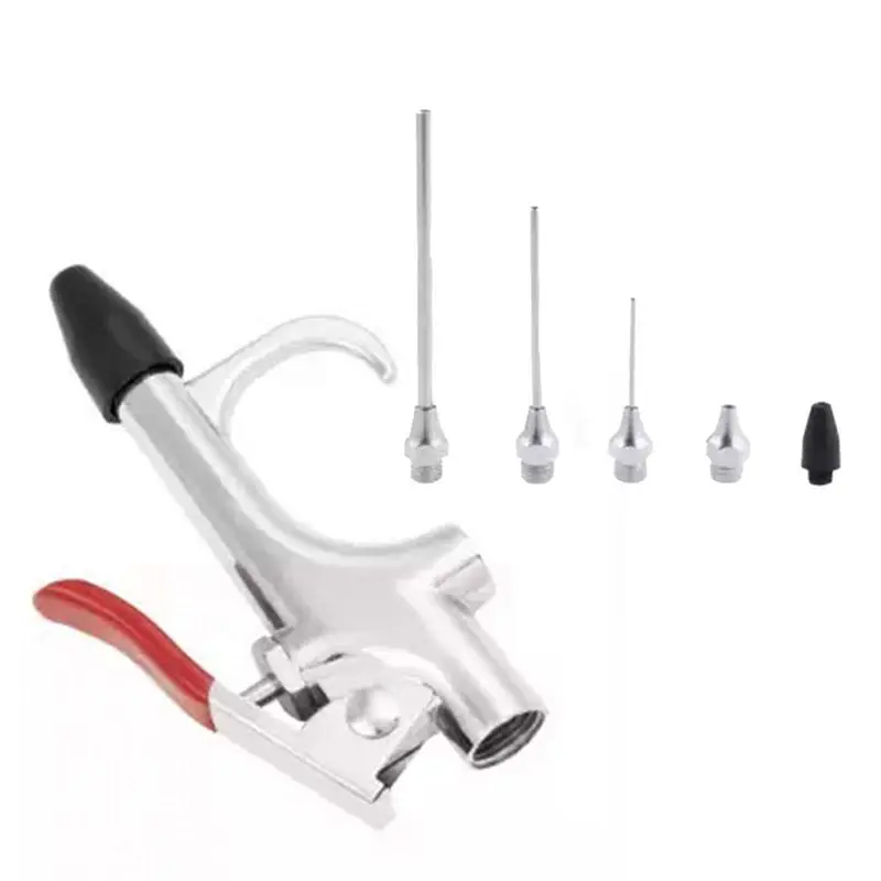 AB08-Connection Air Nozzle Blow Set Air Blow Apparatus 5Pc Accessory Kit Air Machine Compressor Blower Tool Kit Zinc Alloy