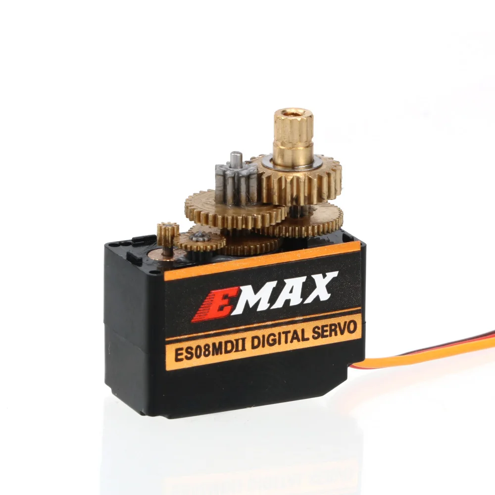 2/4/10pcs EMAX  ES08MD II Metal GEAR Digital Servo up SG90 ES08A ES08MA MG90S TREX 450 Helicopter Airplane Rc Robot view 5
