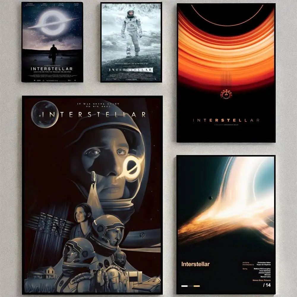 1pc Classic Hot Movie I-Interstellar Art Poster Wall Art For Study Living Room Decor Unique Home Decoration Picture