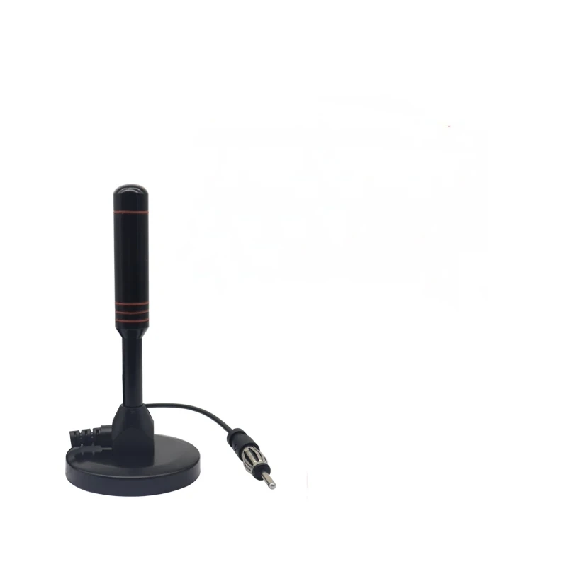1PCS Magnetic Mount Car FM Radio Antenna For Vehicle CD Stereo Home Conversion 75Ohm Coaxial Cable